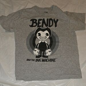 Bendy and the Ink Machine Gray Kids T-Shirt XL